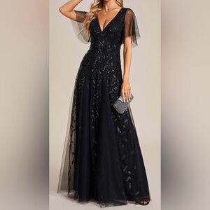 Black Evening Dress NWOT